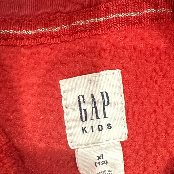 GAP Kids Vibrant Red Zip-Up Hoodie - Picture 6 of 7